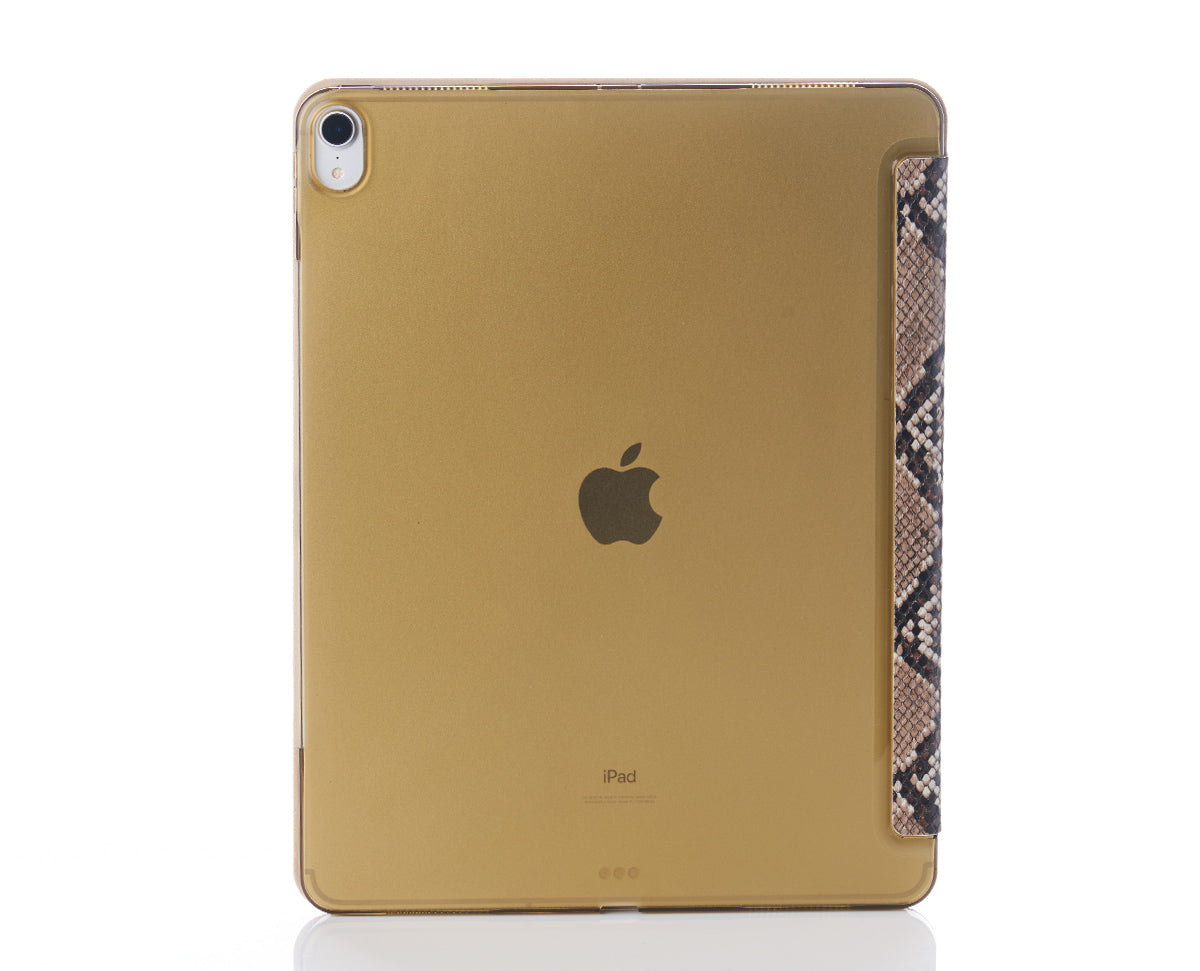 Chic Geeks Snakeskin-Print 12.9-inch iPad Pro Case - Brown Snakeskin