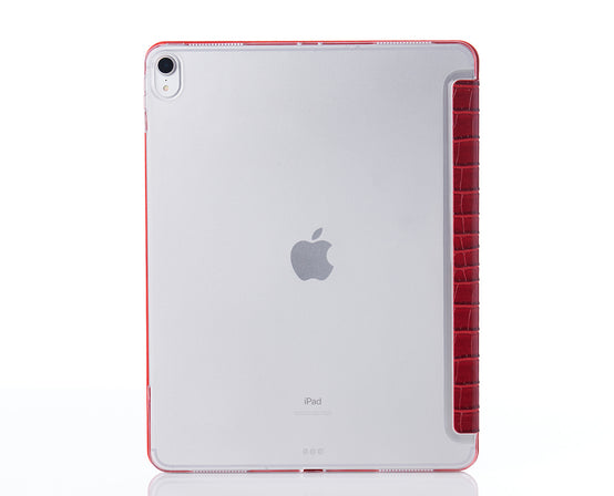 Crimson Faux Crocodile 12.9-inch iPad Pro Case