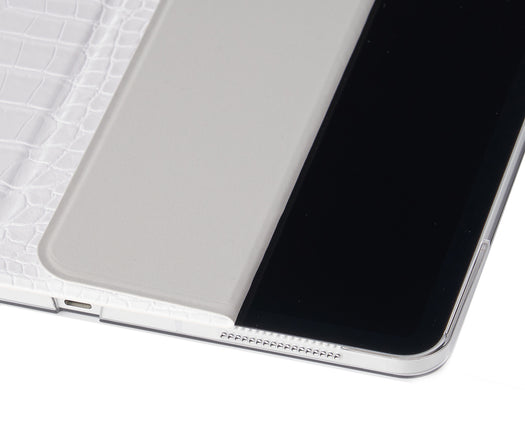 Snow Faux Crocodile 12.9-inch iPad Pro Case