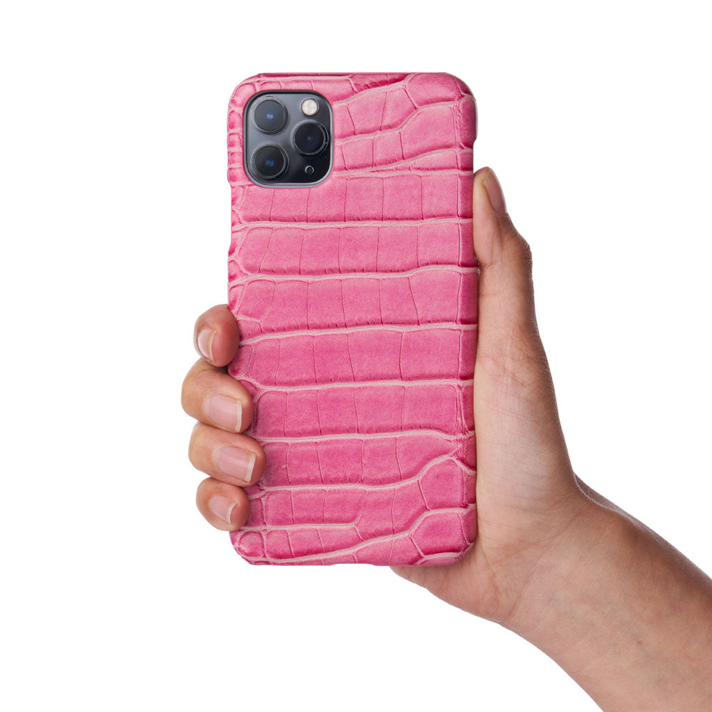 Rose Faux Crocodile iPhone Case – Chic Geeks Rose Faux Crocodile iPhone Case – Chic Geeks