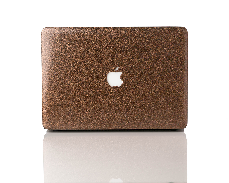 Chic Geeks Glitter MacBook Case - Rose Gold