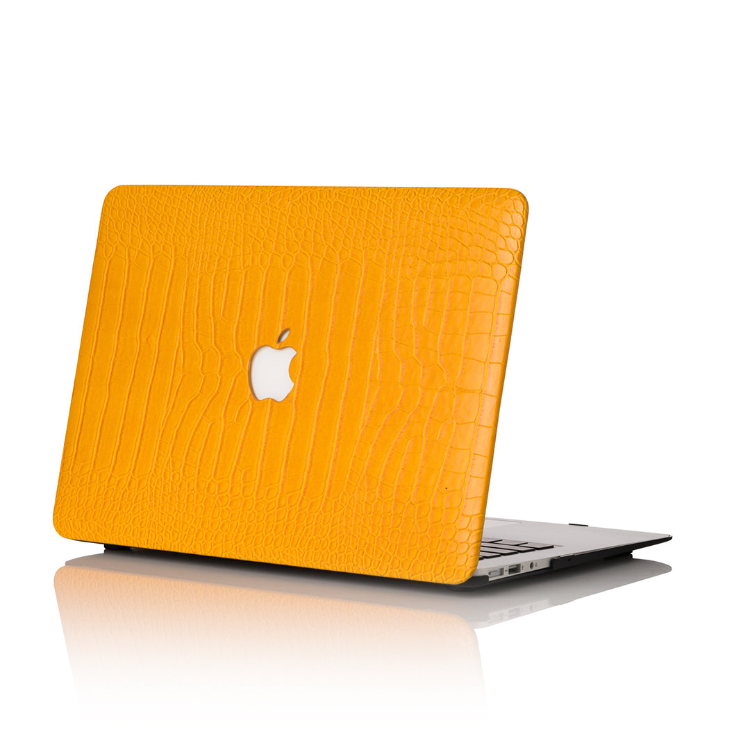 Canary Faux Crocodile MacBook Case