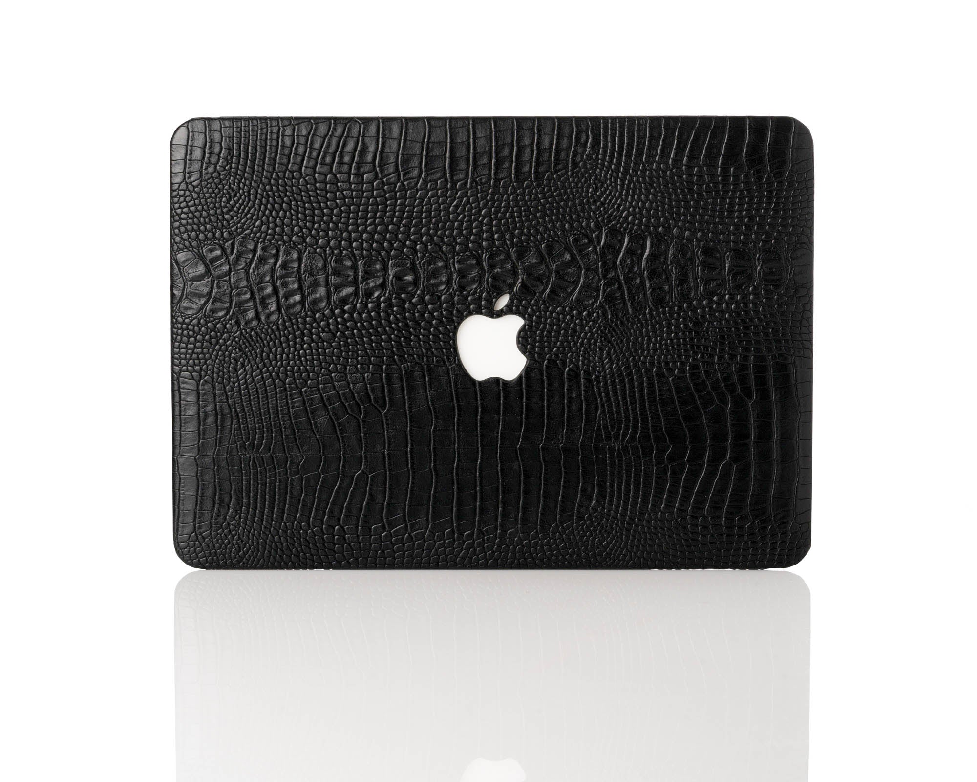 Black Faux Crocodile MacBook Case – Chic Geeks