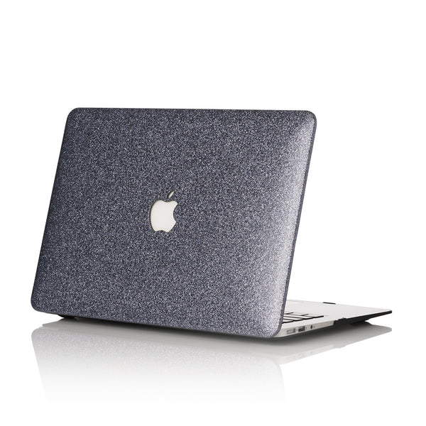 Space Gray Glitter MacBook Case