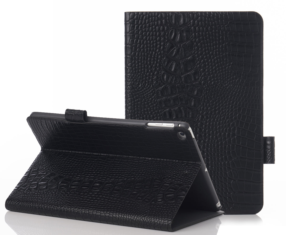 Black Faux Crocodile iPad Case – Chic Geeks