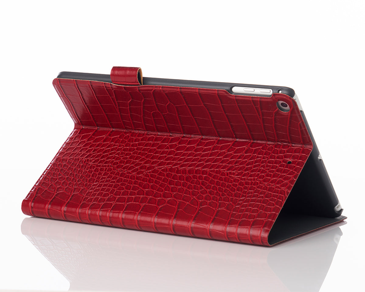 crimson-faux-crocodile-ipad-