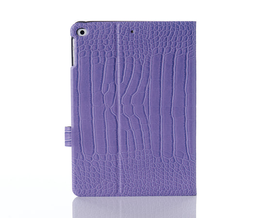 Lavender Faux Crocodile iPad Case