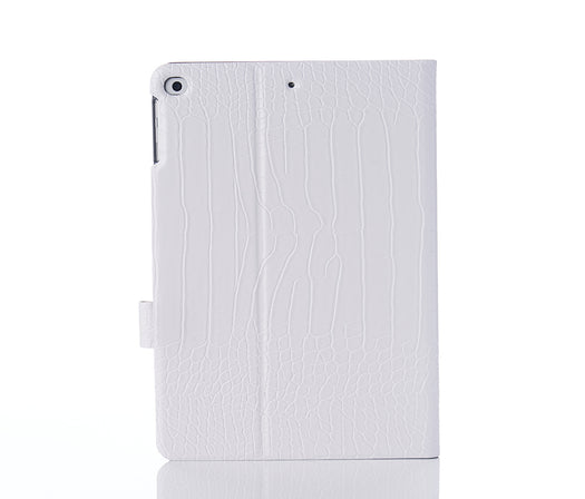 Snow Faux Crocodile iPad Case