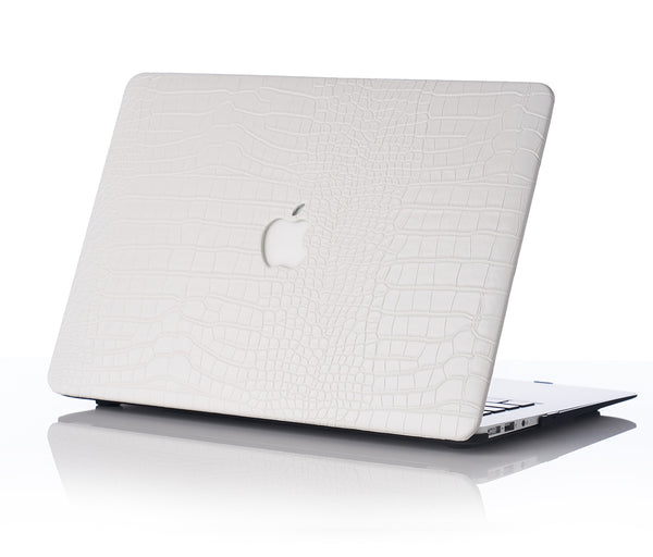 Snow Faux Crocodile MacBook Case – Chic Geeks