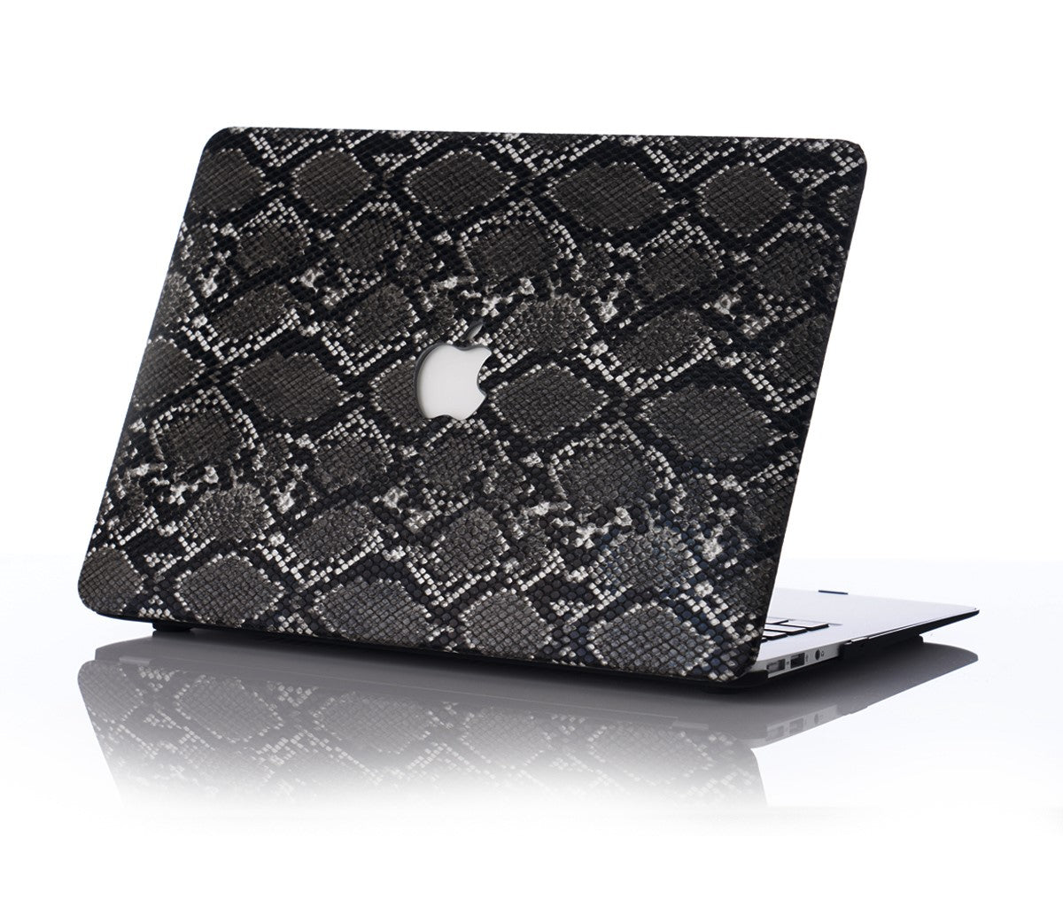 Black Snakeskin MacBook Case